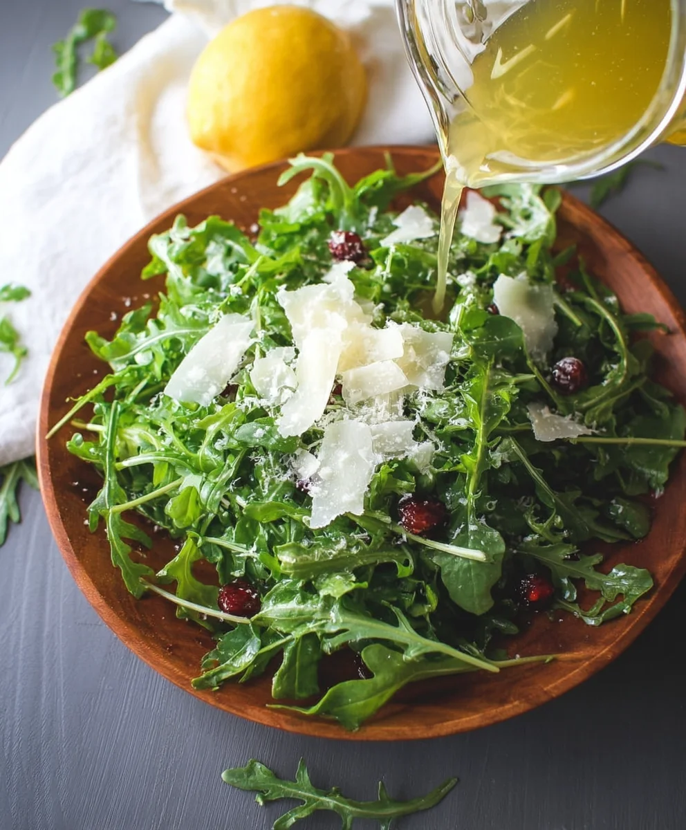 Simple Arugula Salad Recipe- Easy & Refreshing