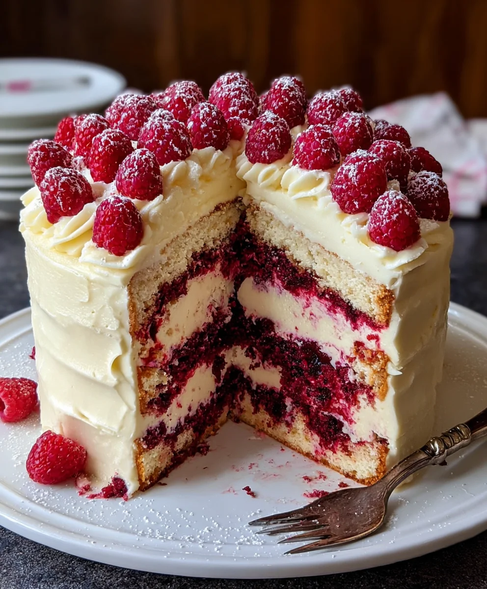 White Chocolate Raspberry Dream Cake-Non-Non-Non-Alcoholic Alternativeic