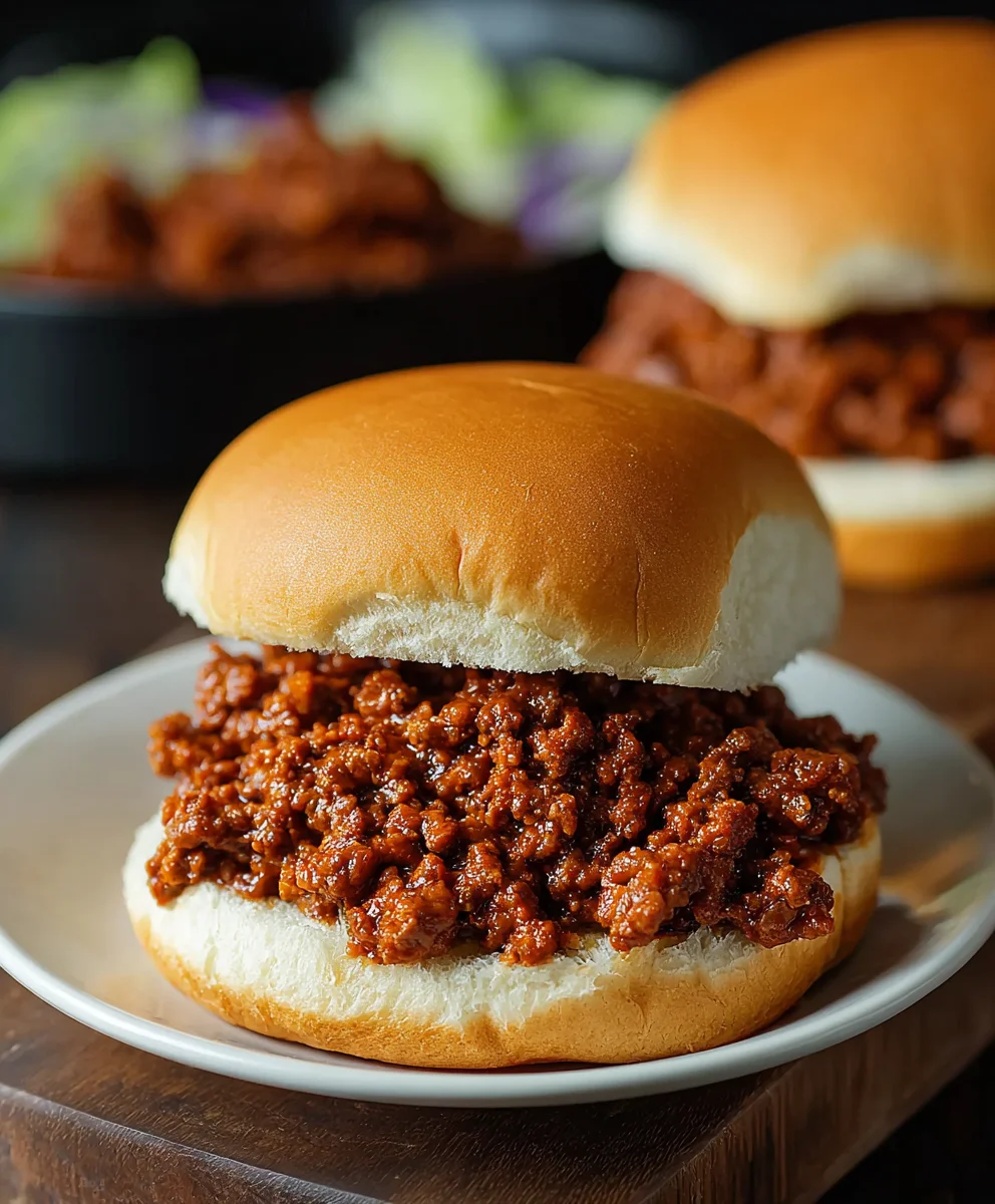 Easy Homemade Sloppy Joe Sandwiches Quick Recipe