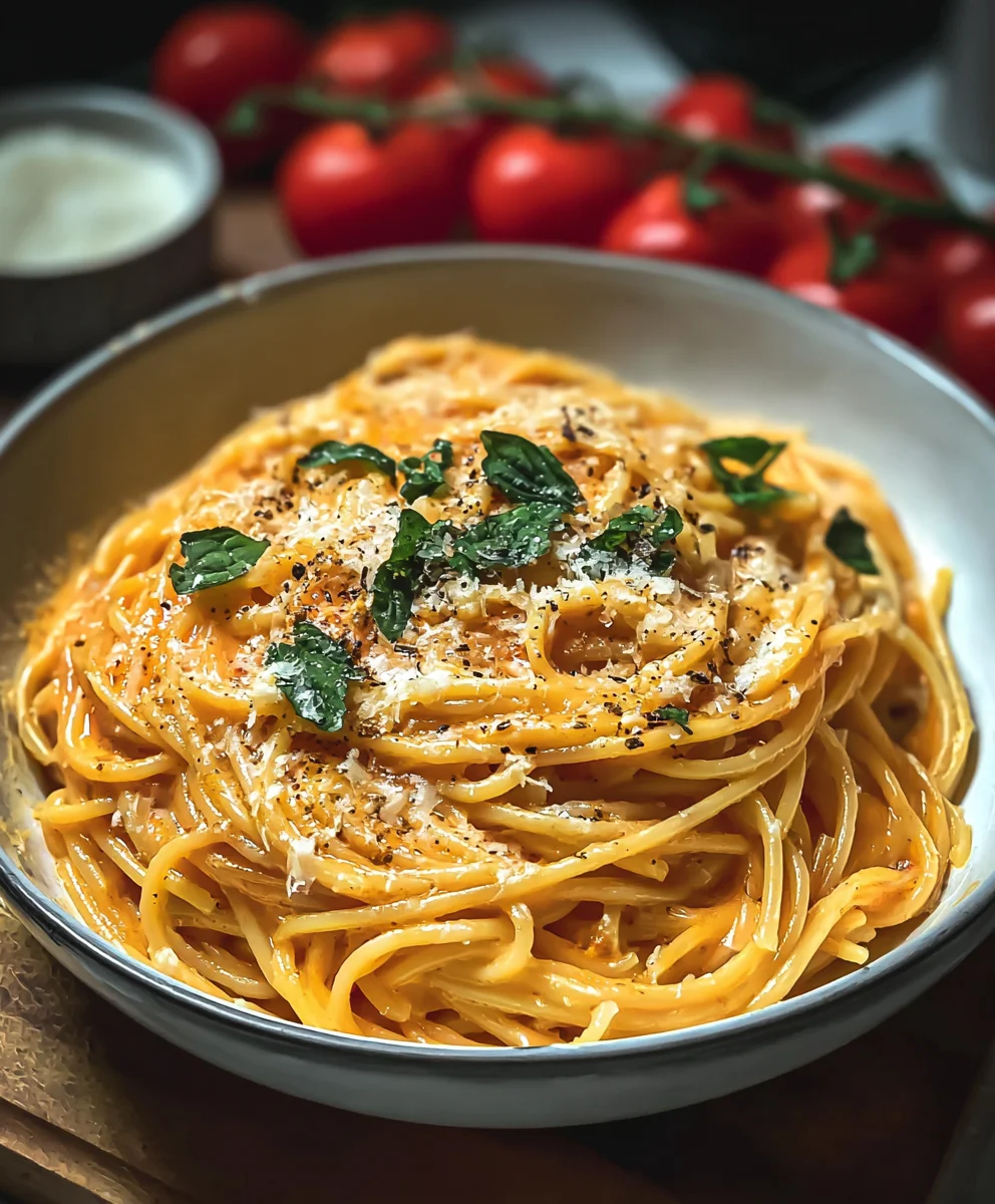 Cheesy Garlic Parmesan Spaghetti - Easy & Delicious