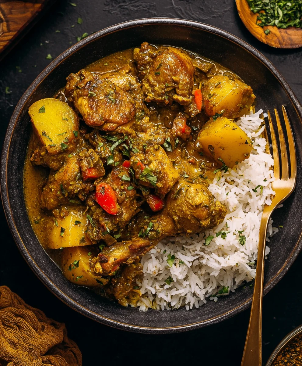 Authentic Jamaican Curry Chicken-Flavorful & Easy Recipe