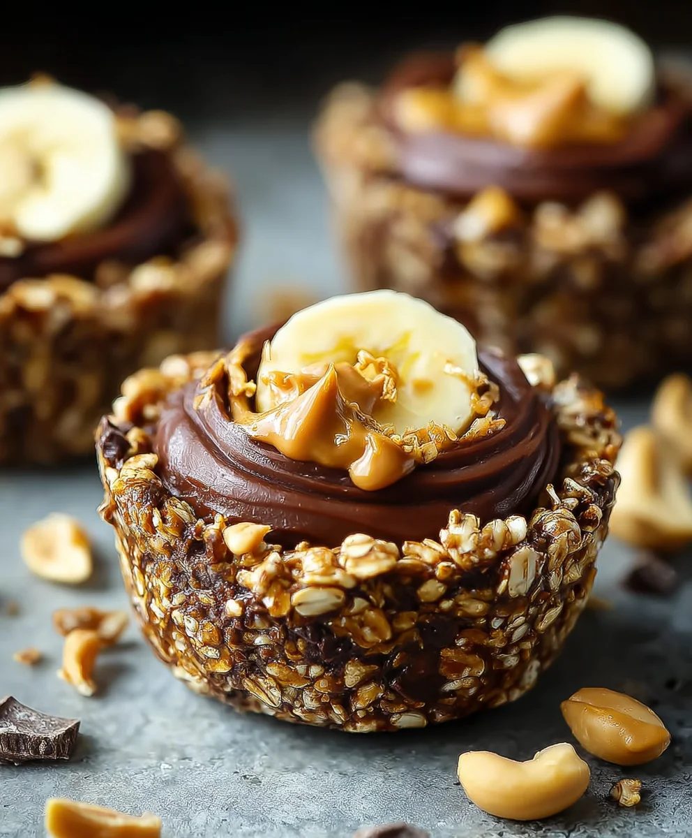 Chocolate Peanut Butter Granola Cups - Easy Recipe