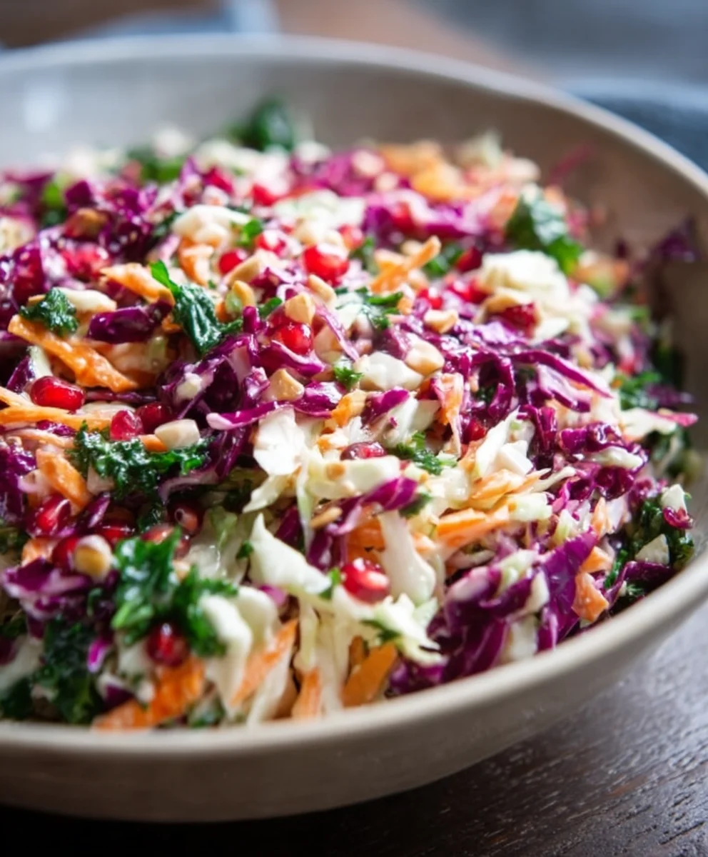 Hearty Winter Veggie Coleslaw- Easy & Flavorful