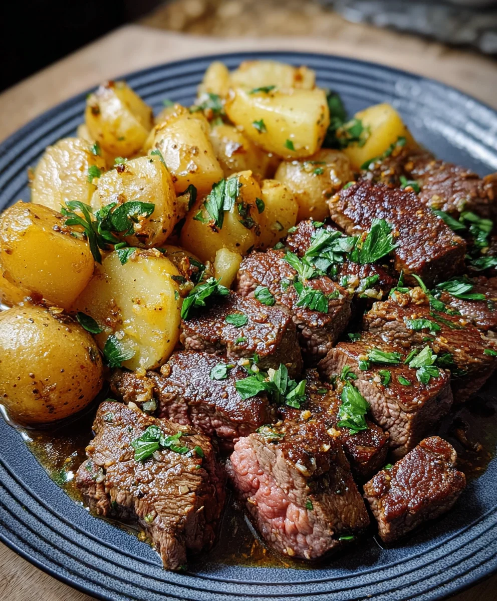 Garlic Butter Steak and Potatoes Recipe