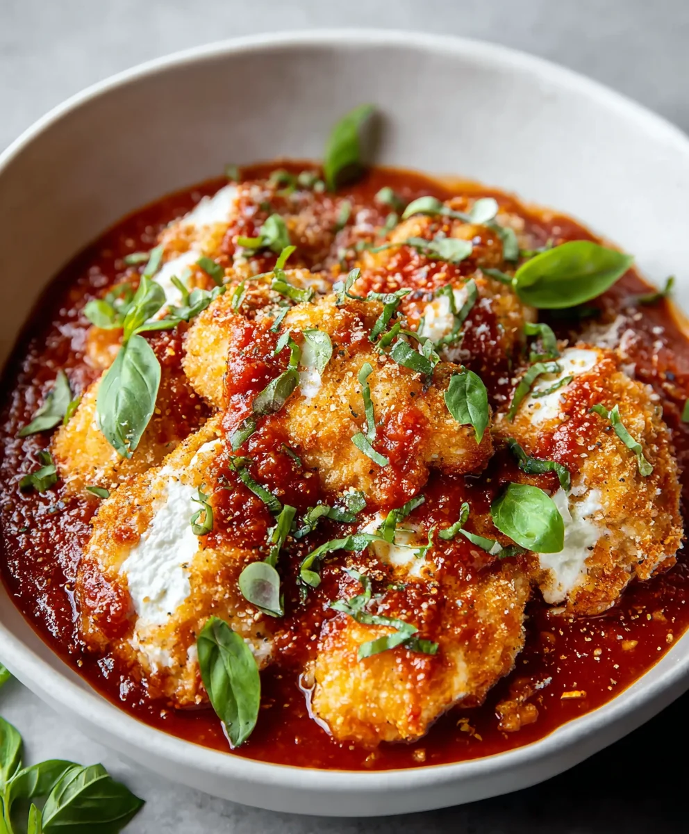 Easy Chicken Parm Cottage Cheese Bowl Recipe