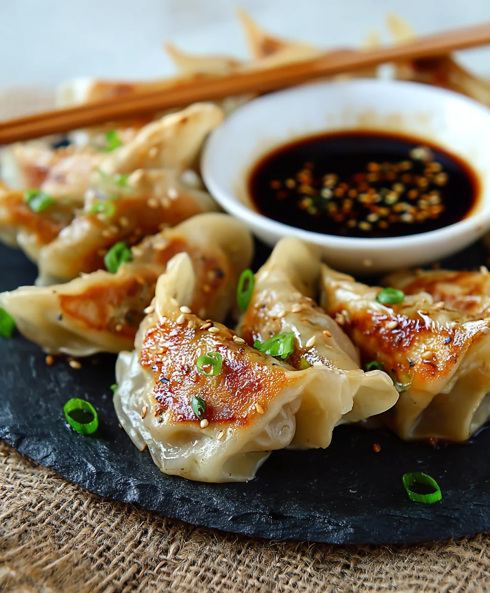 Best Pan-Fried Chicken Potstickers Recipe