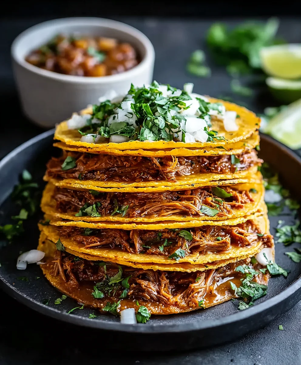 Authentic Beef Birria Tacos-Slow Cooker Recipe