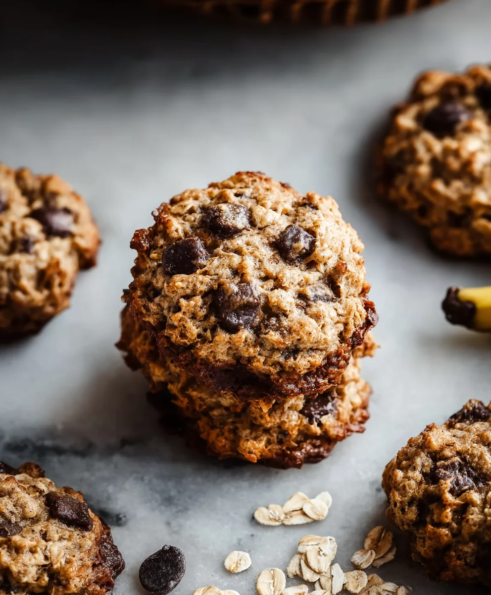 Healthy Banana Oat Cookies-Easy Guilt-Free Treat