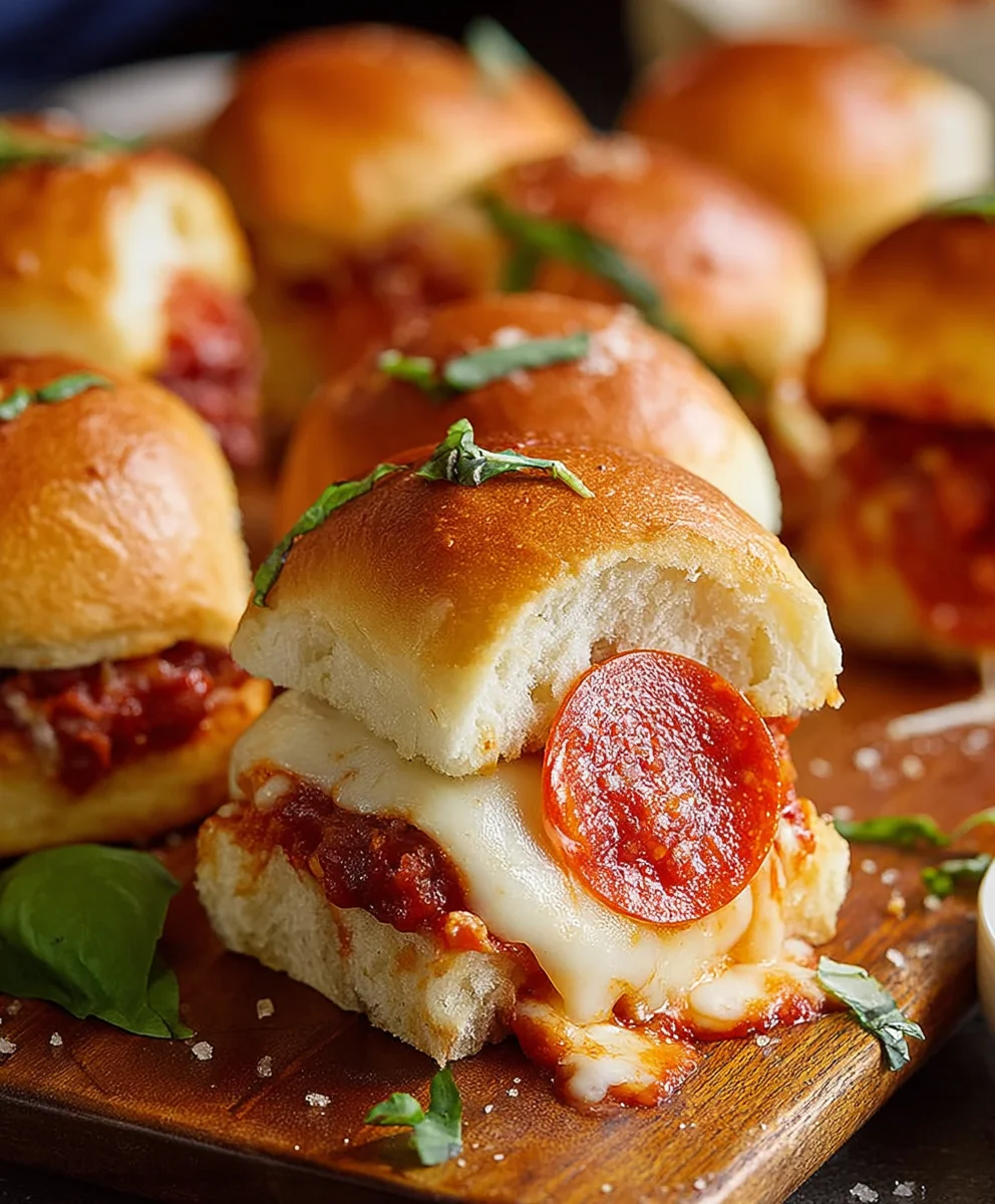 Easy Beef Pizza Sliders - Quick Bites Recipe