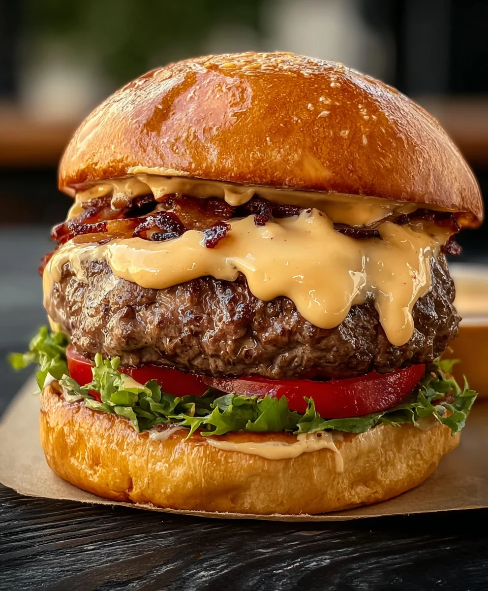 Smash Burgers with Beef Bacon-Mayonnaise Bliss