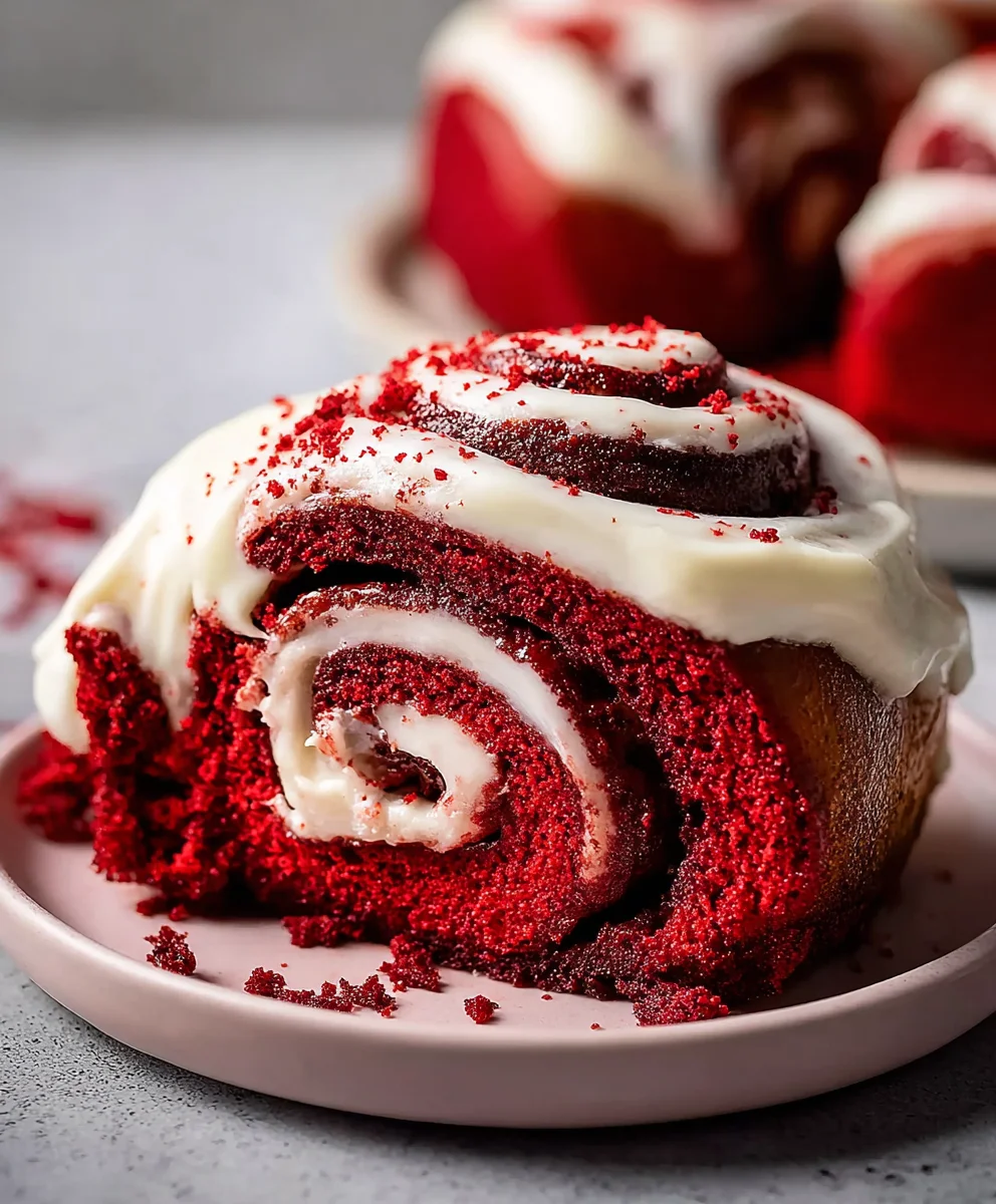 Red Velvet Cinnamon Rolls From Scratch-Easy & Delicious
