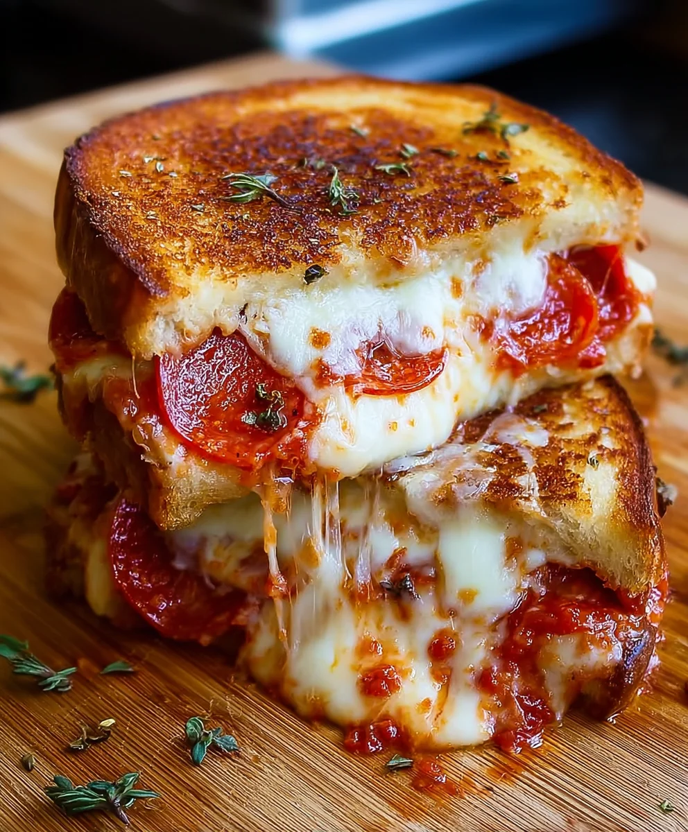 Quick Pizza Grilled Cheese - Easy & Delicious Recipe