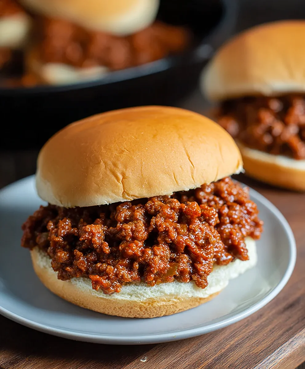Easy Homemade Sloppy Joe Sandwiches Quick Recipe