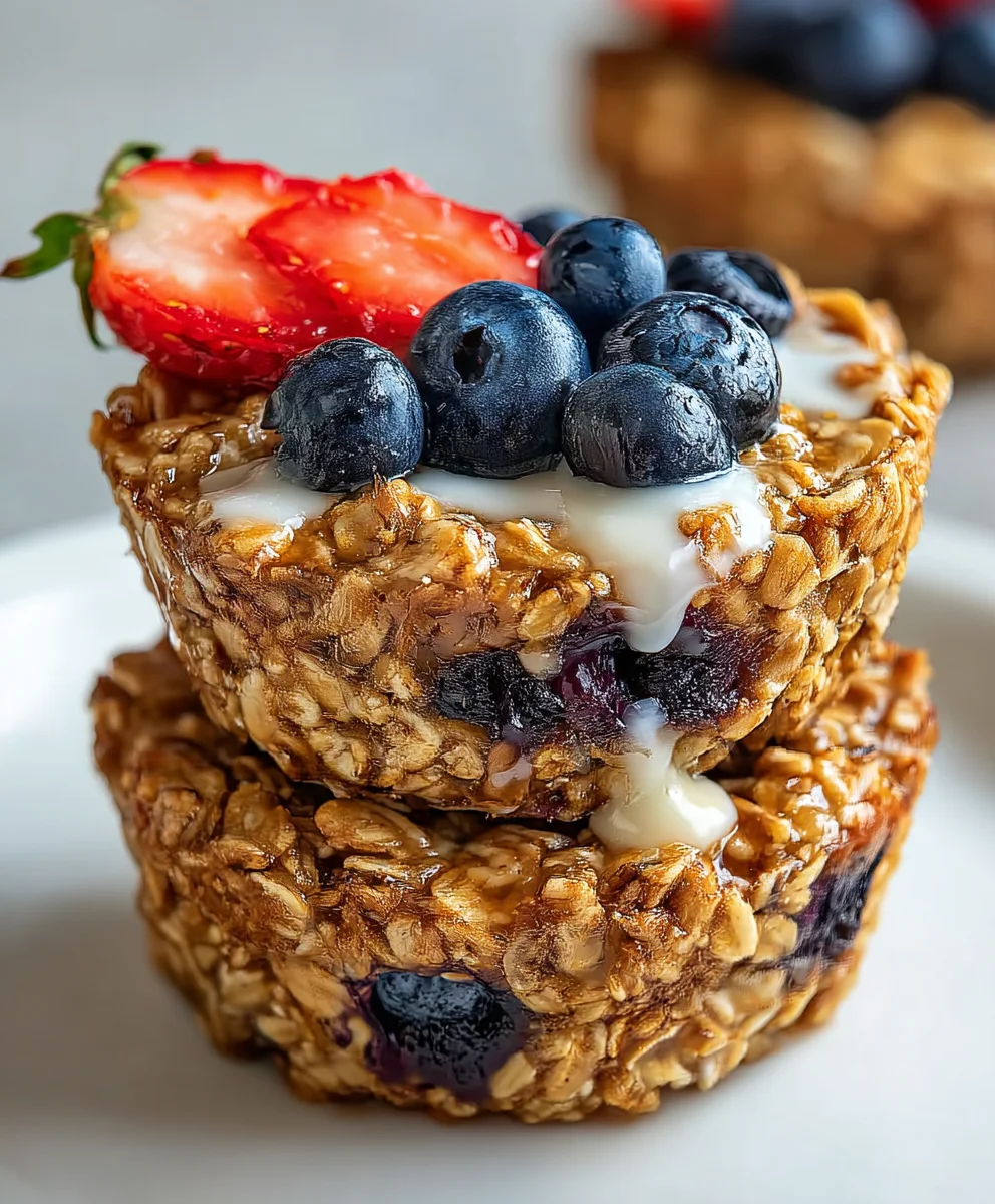 Baked Oatmeal Breakfast Cups-Easy Healthy Bites