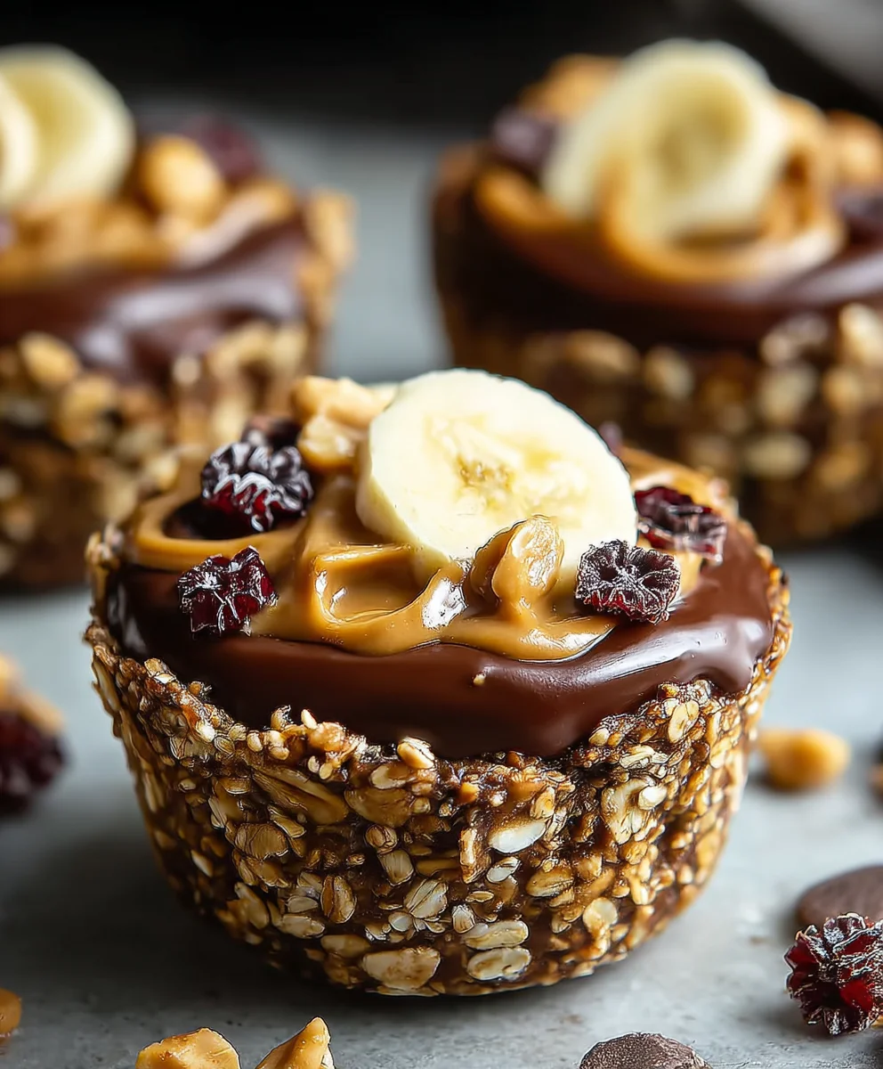 Chocolate Peanut Butter Granola Cups - Easy Recipe