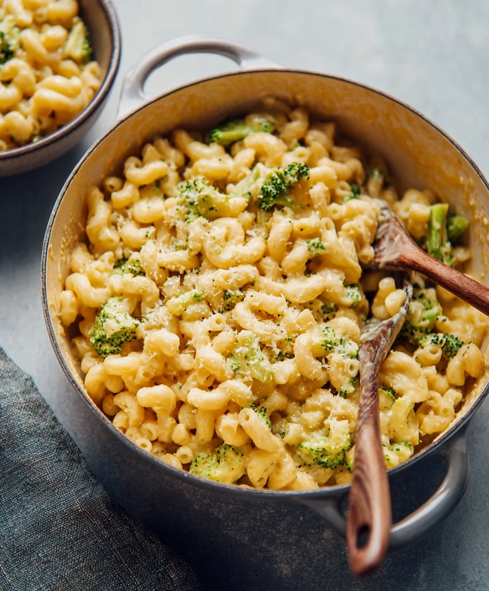 Healthy One-Pot Broccoli Mac Cheese Recipe
