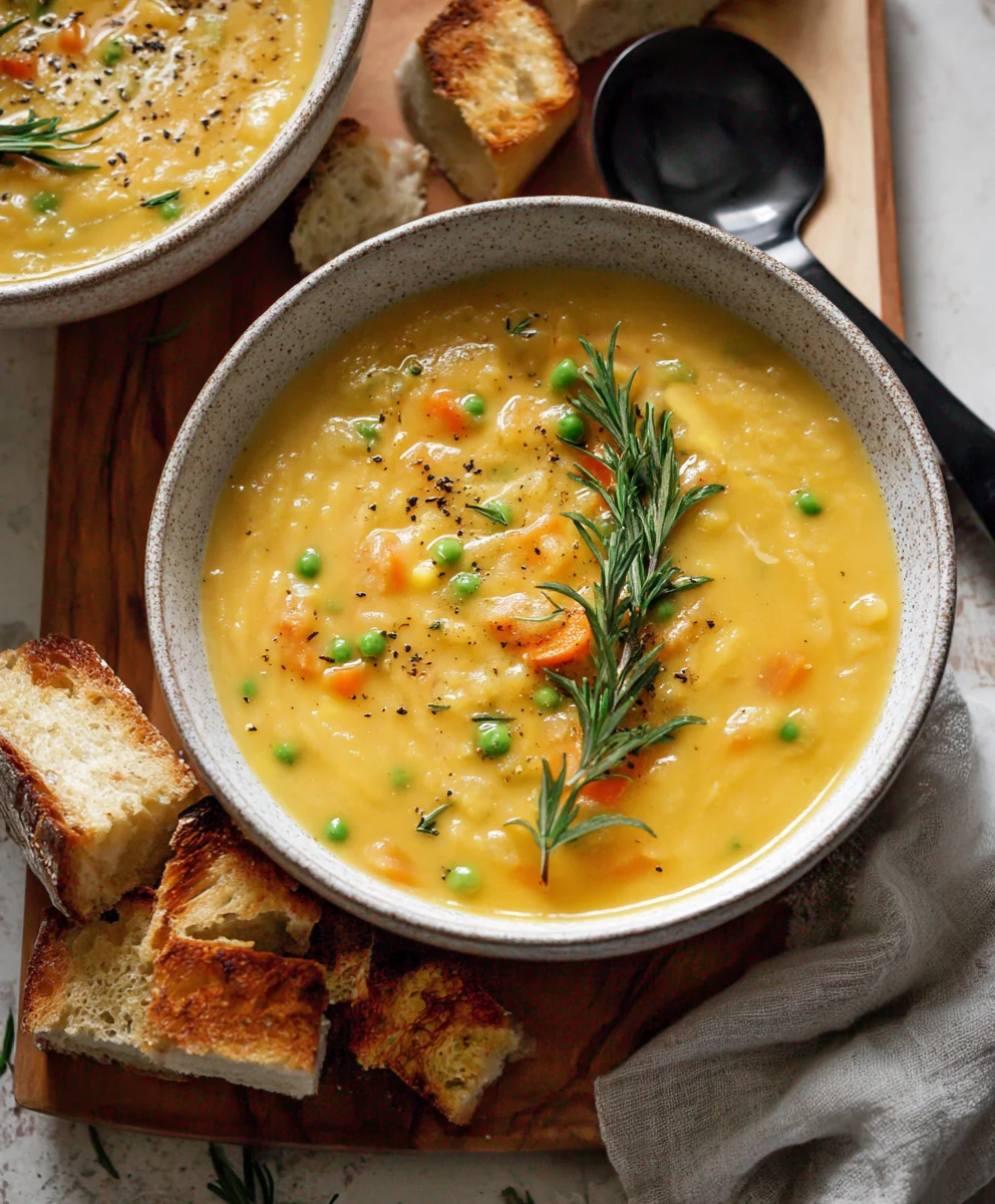 One-Pot Creamy Vegetable Soup - Easy & Delicious
