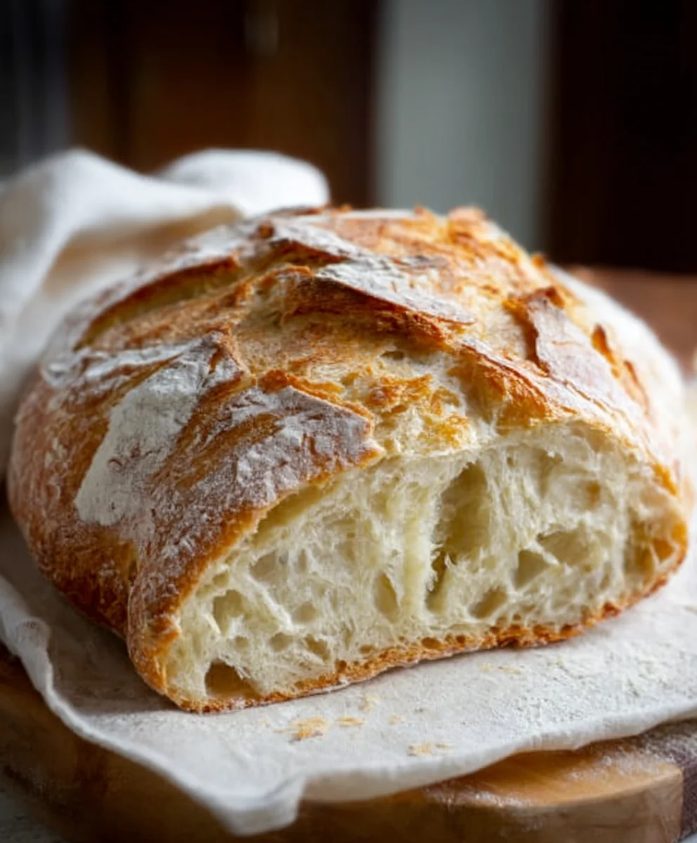 Easy Artisan Bread Recipe-Perfect Crusty Loaf