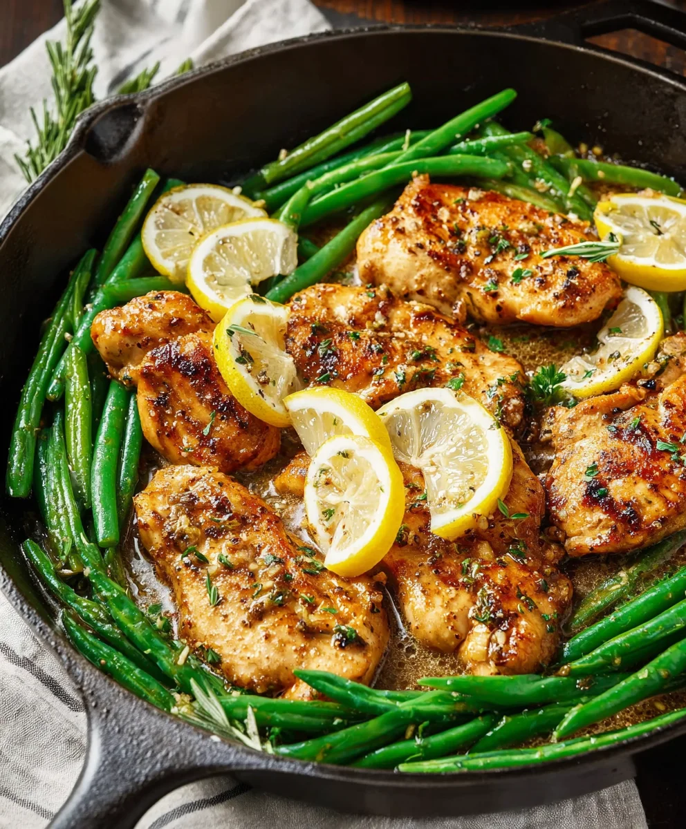 Lemon Garlic Butter Chicken Skillet - Easy Recipe