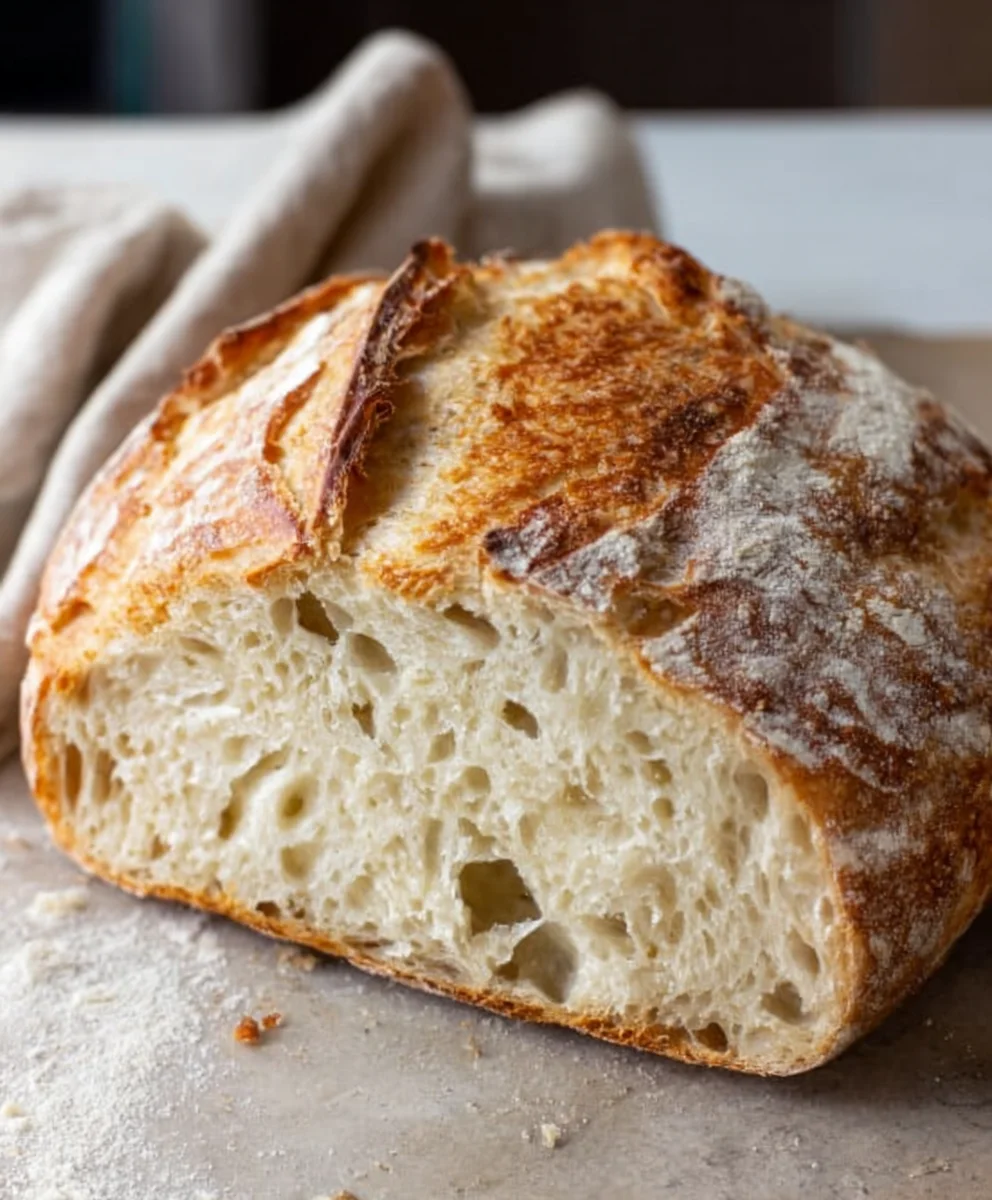 Easy Artisan Bread Recipe-Perfect Crusty Loaf