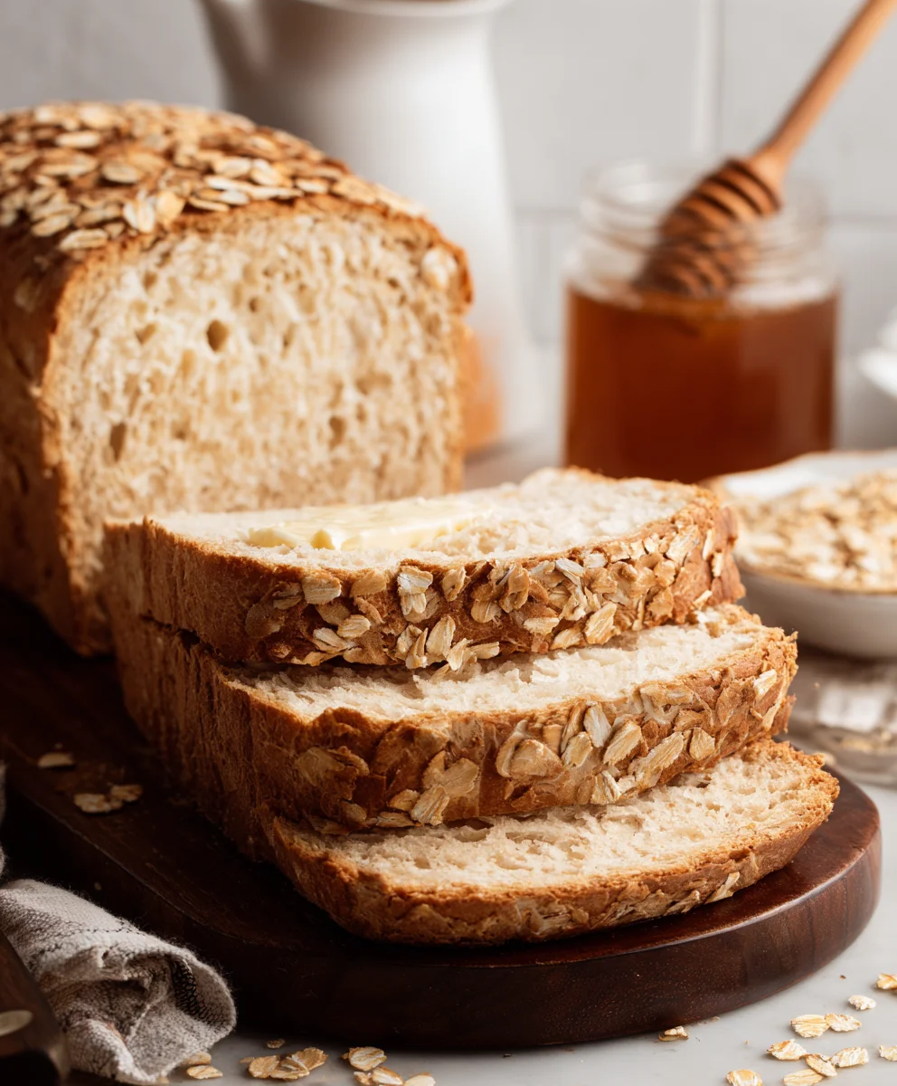 Honey Oat Bread Recipe - Easy Homemade Loaf