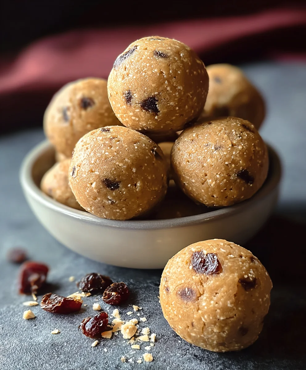 Easy No-Bake Chickpea Cookie Bites Recipe