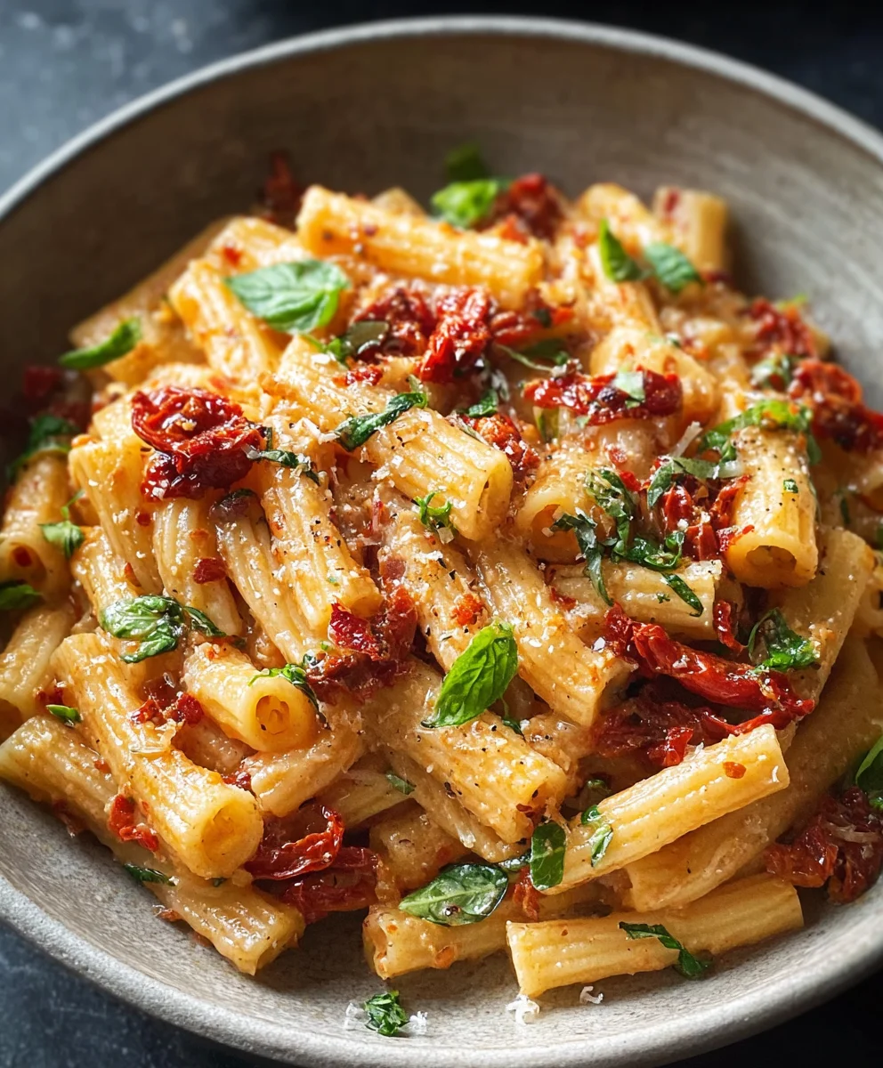 Sun-Dried Tomato Pasta Recipe- Quick & Flavorful