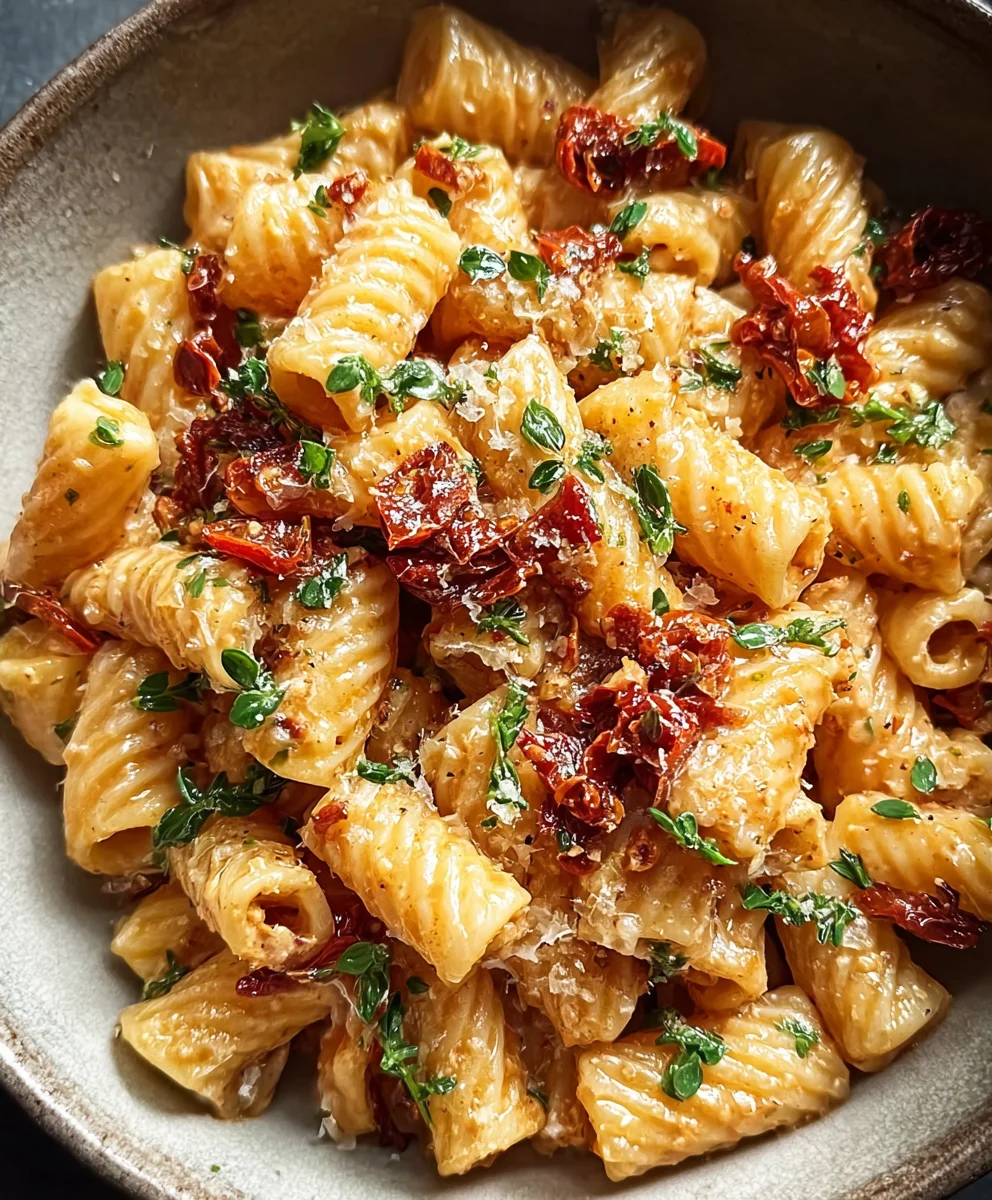 Sun-Dried Tomato Pasta Recipe- Quick & Flavorful