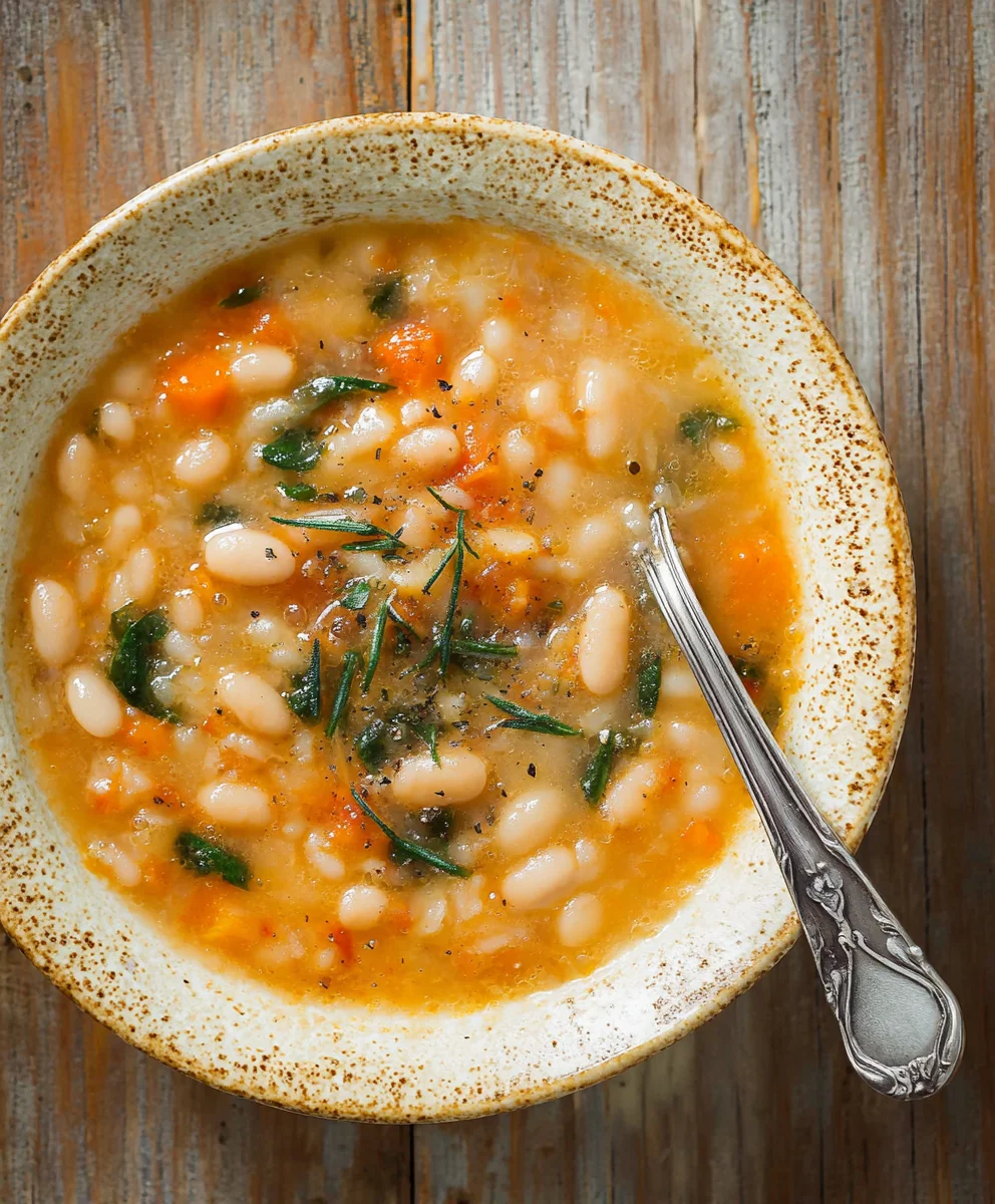 The Best White Bean Soup Recipe - Hearty & Delicious