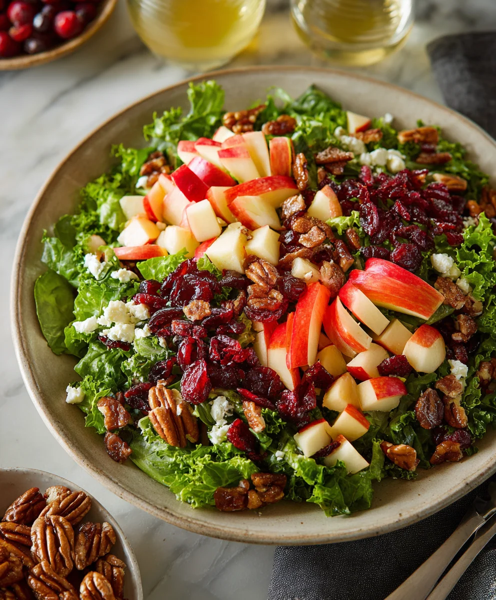 Apple Cranberry Pecan Salad - A Festive Delight