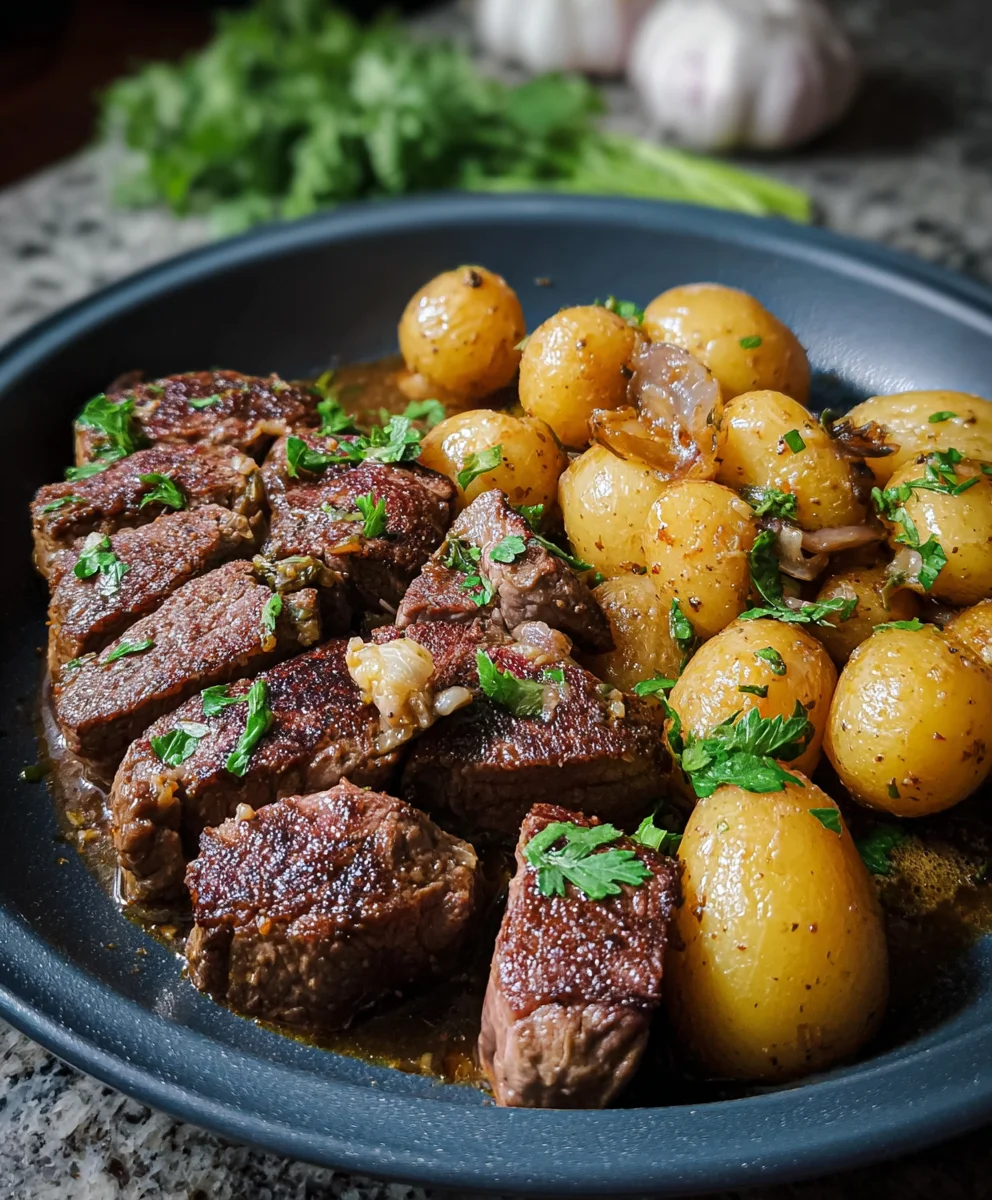 Garlic Butter Steak and Potatoes Recipe