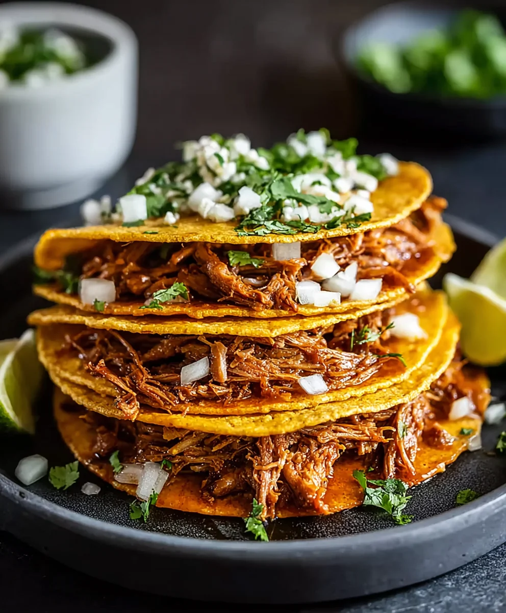 Authentic Beef Birria Tacos-Slow Cooker Recipe