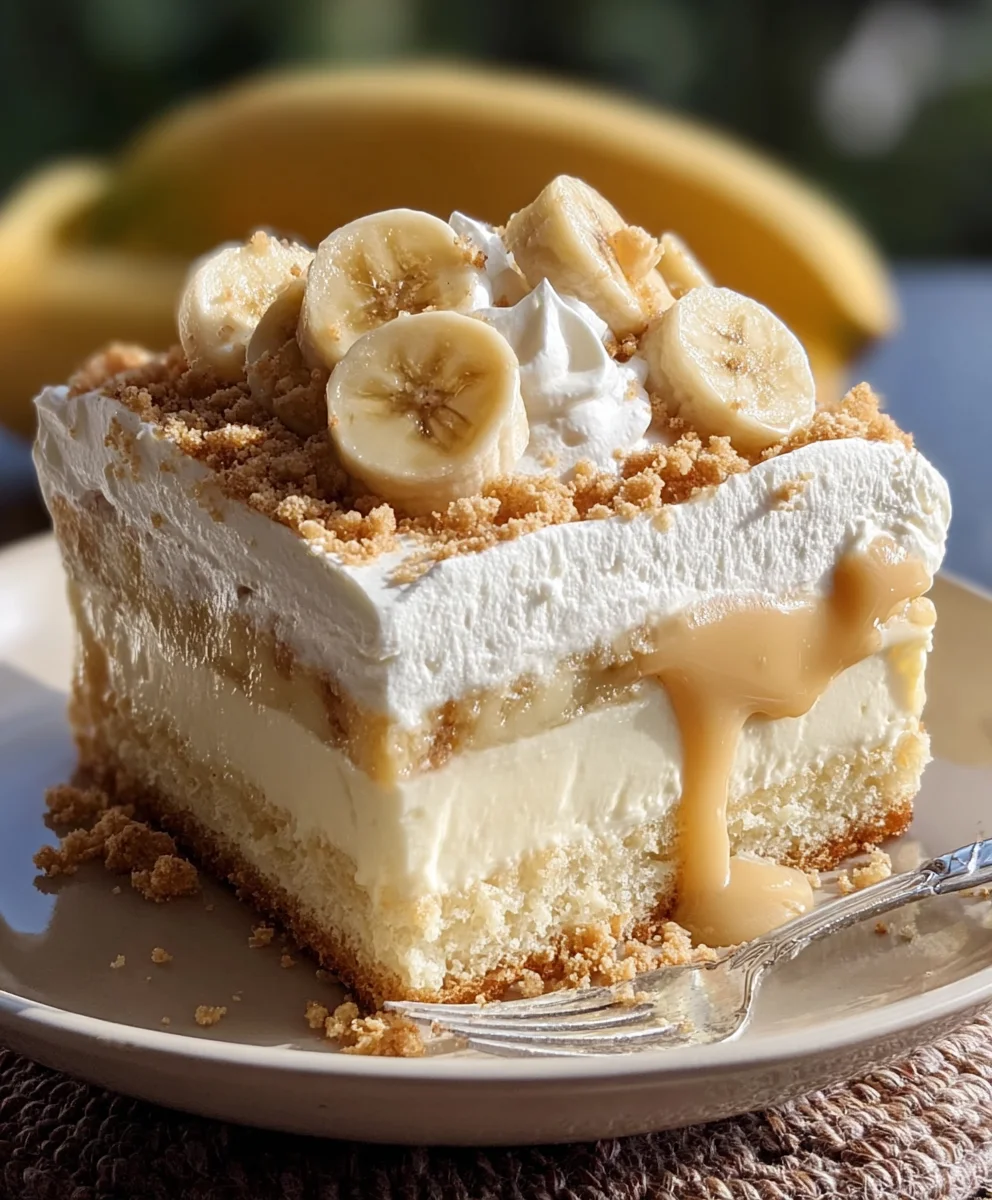 Banana Pudding Tres Leches Cake-Sweet Bliss