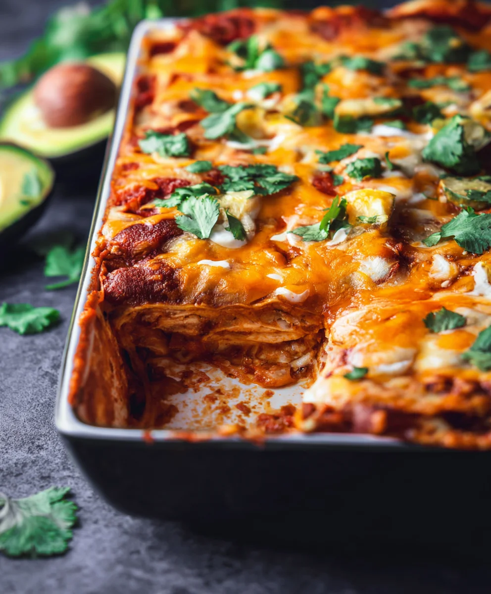 Easy Veggie Mexican Lasagna Recipe-Flavorful & Quick