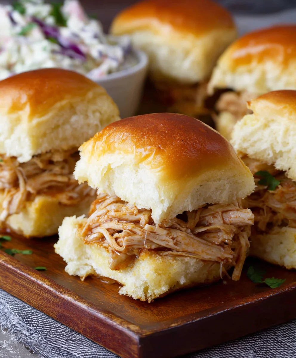 Crock Pot Mississippi Chicken Sliders - Easy Dinner