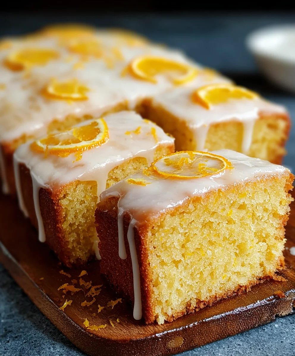 Easy Orange Drizzle Traybake Cake - Simple & Delicious