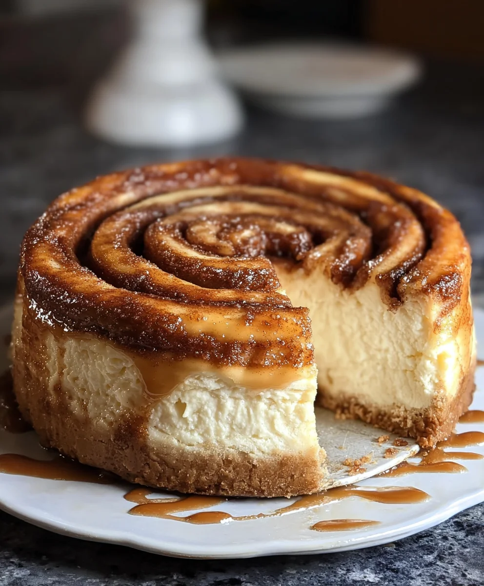 Cinnamon Roll Honeybun Cheesecake Delight