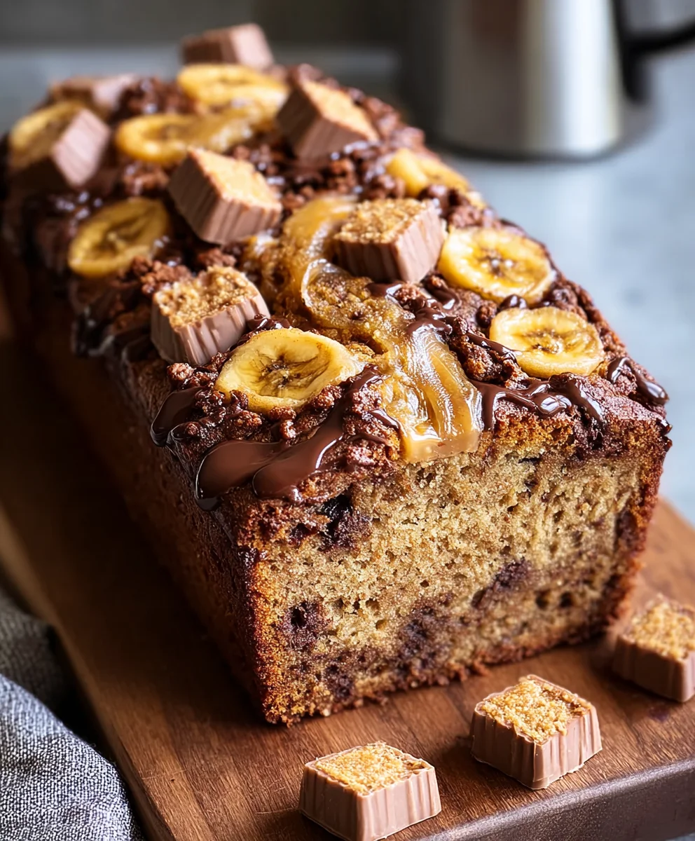 Reese's Peanut Butter Banana Bread - Deliciously Decadent Treat