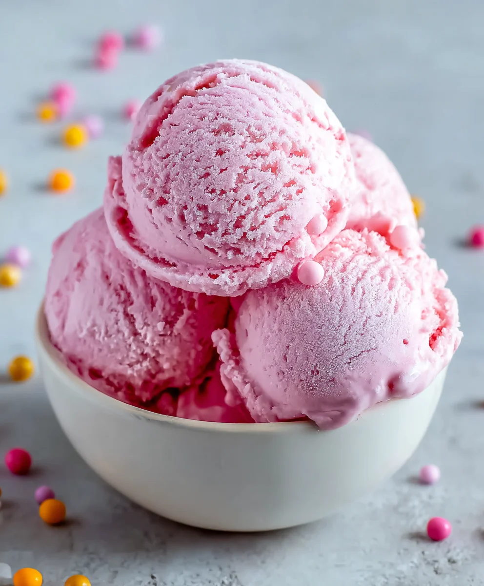 Bubblegum Ice Cream Recipe-Sweet & Easy Treat