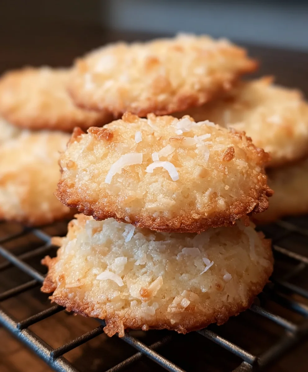 Chewy Coconut Cookies-Easy Homemade Recipe