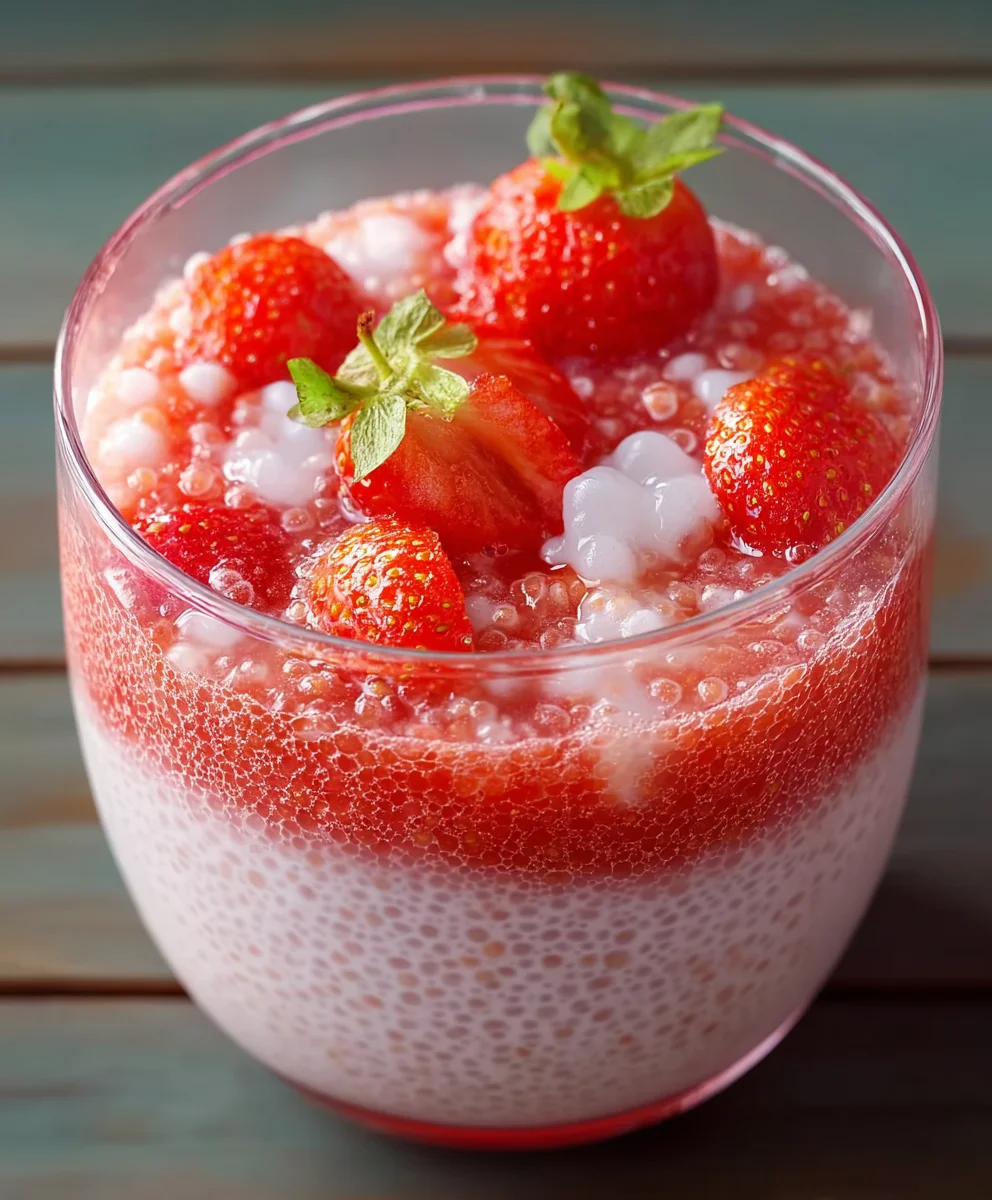 Delicious Strawberry Sago Recipe-Easy & Refreshing Dessert