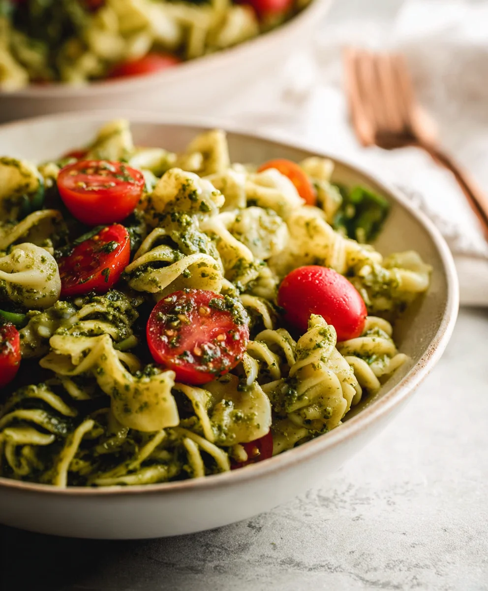 Easy Pesto Pasta Salad Recipe - Quick & Delicious