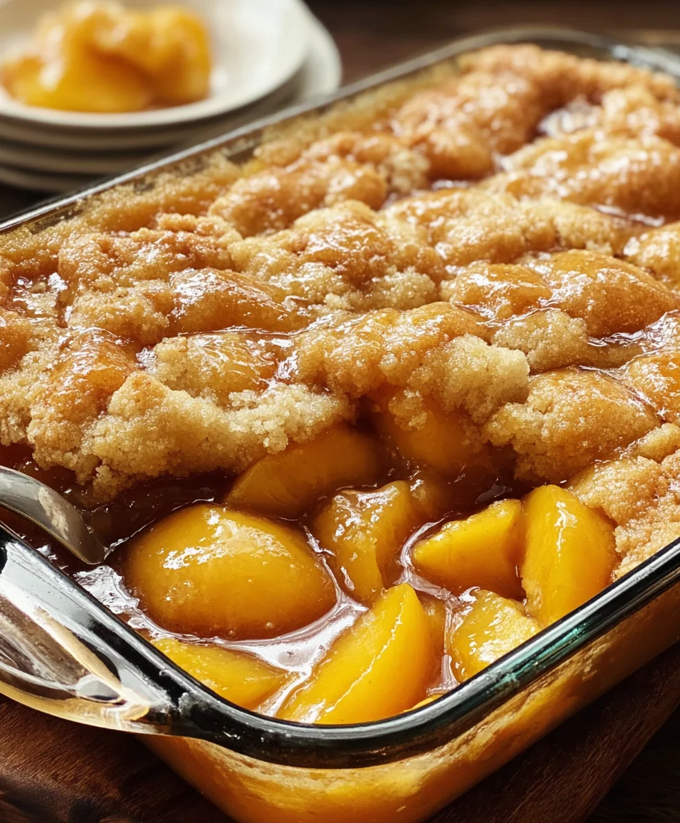 Best Southern Peach Cobbler Recipe-Sweet & Easy