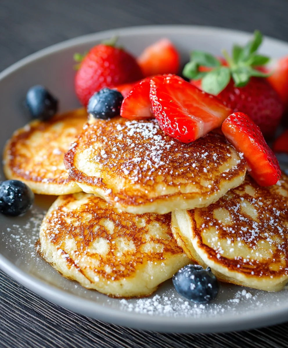 Easy Cottage Cheese Pancakes - Fluffy & Delicious