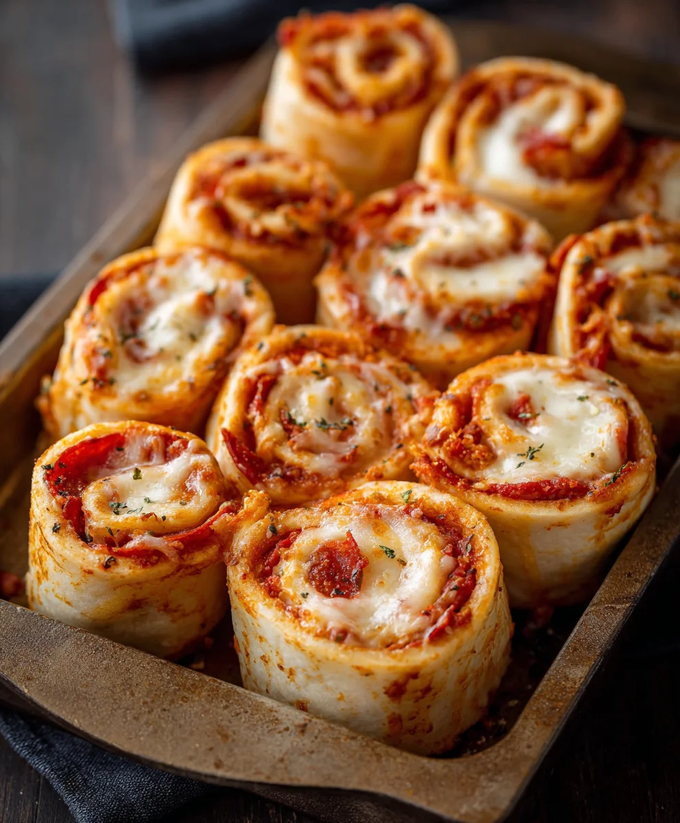 Easy Pizza Roll Ups - Quick Beef Recipe