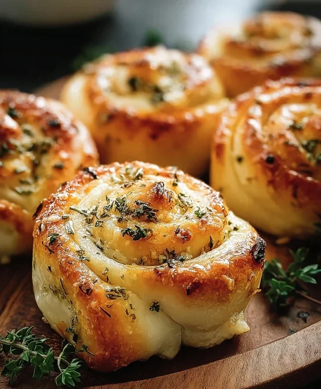 Sourdough Herb and Cheese Rolls