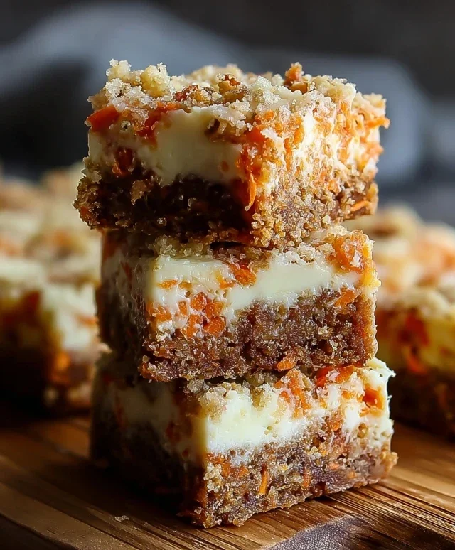 Irresistibly Indulgent Carrot Cake Cream Cheese Bars