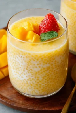 Mango Tapioca Pudding (Mango Sago)