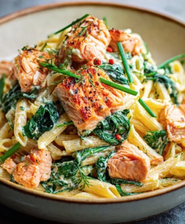 Salmon Spinach Pasta Dish: A Delicious and Nutritious Recipe to Try Today