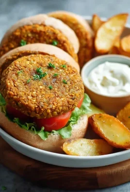 Easy 6-Ingredient Lentil Burgers